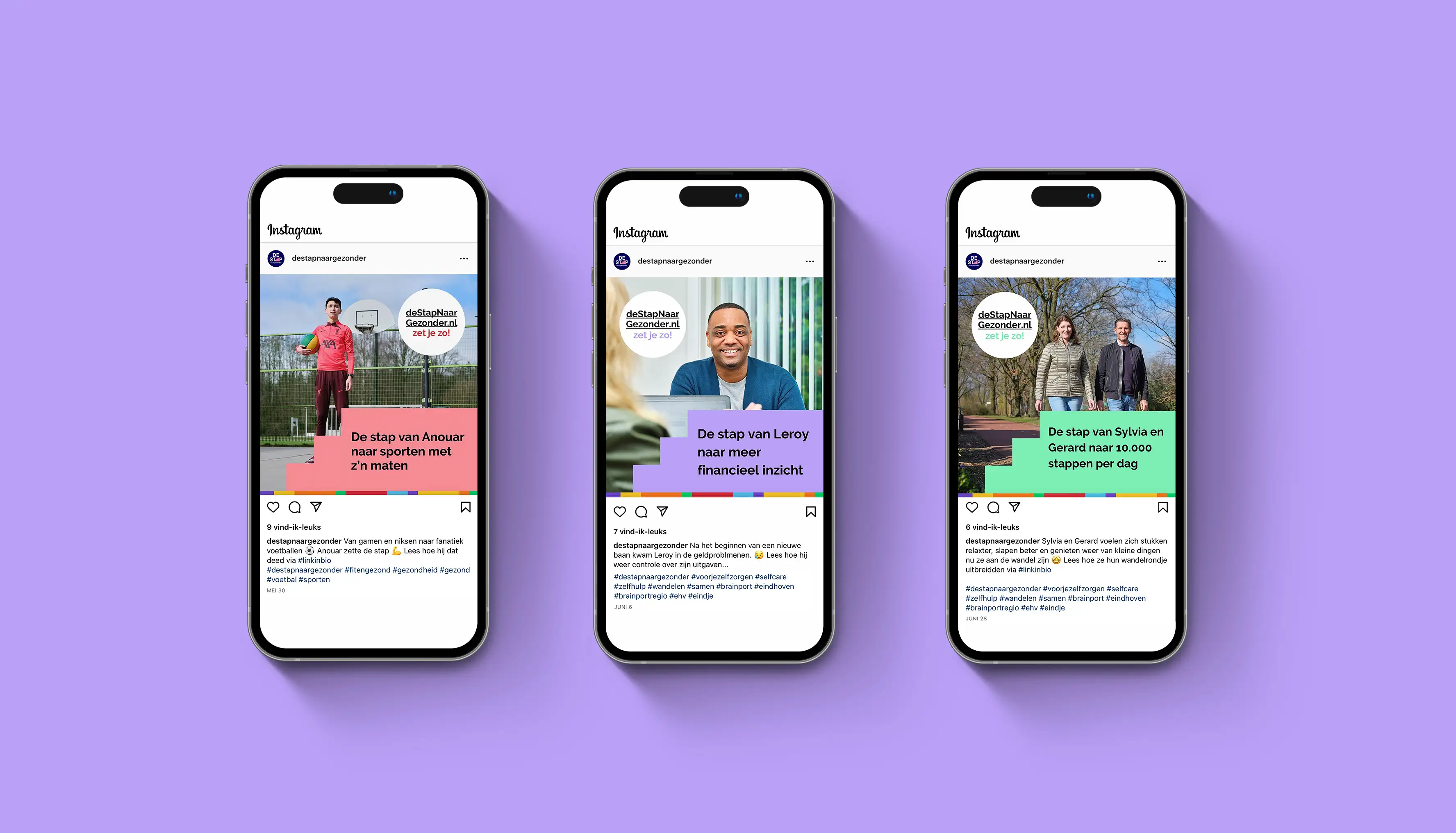 De stap naar gezonder socials