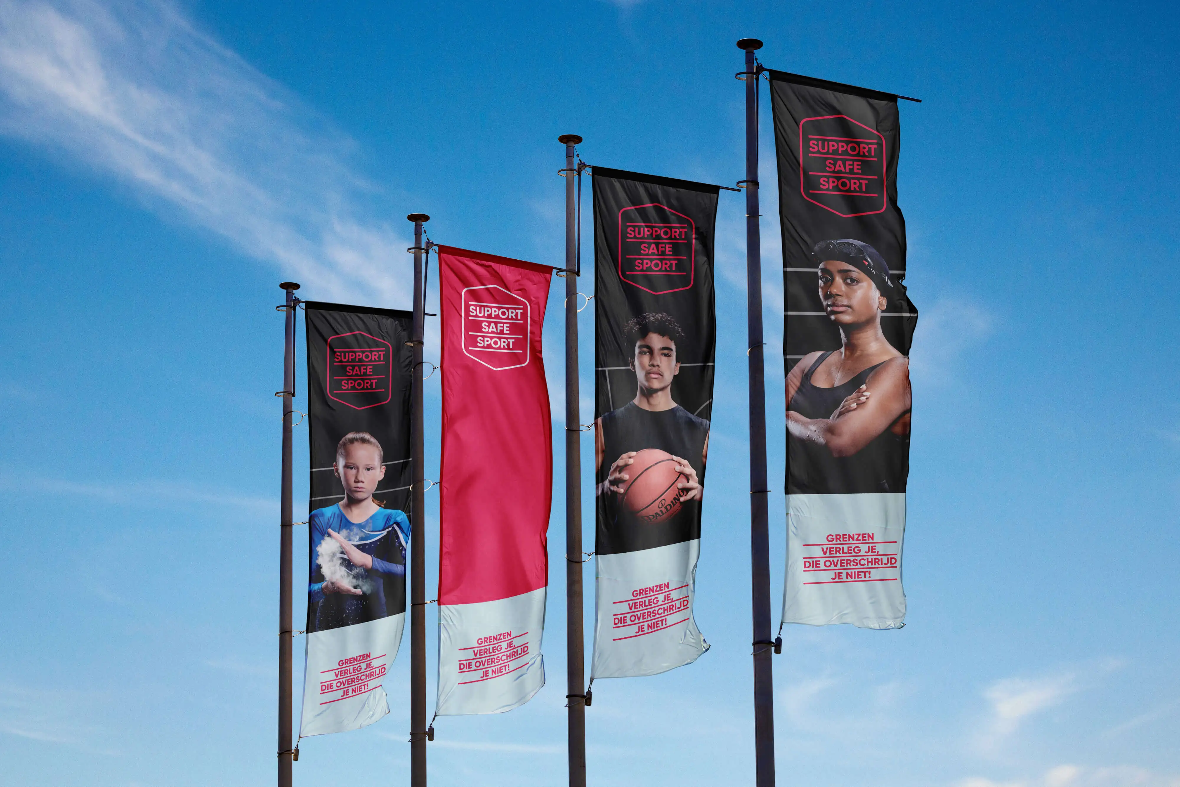 support safe sport vlaggen