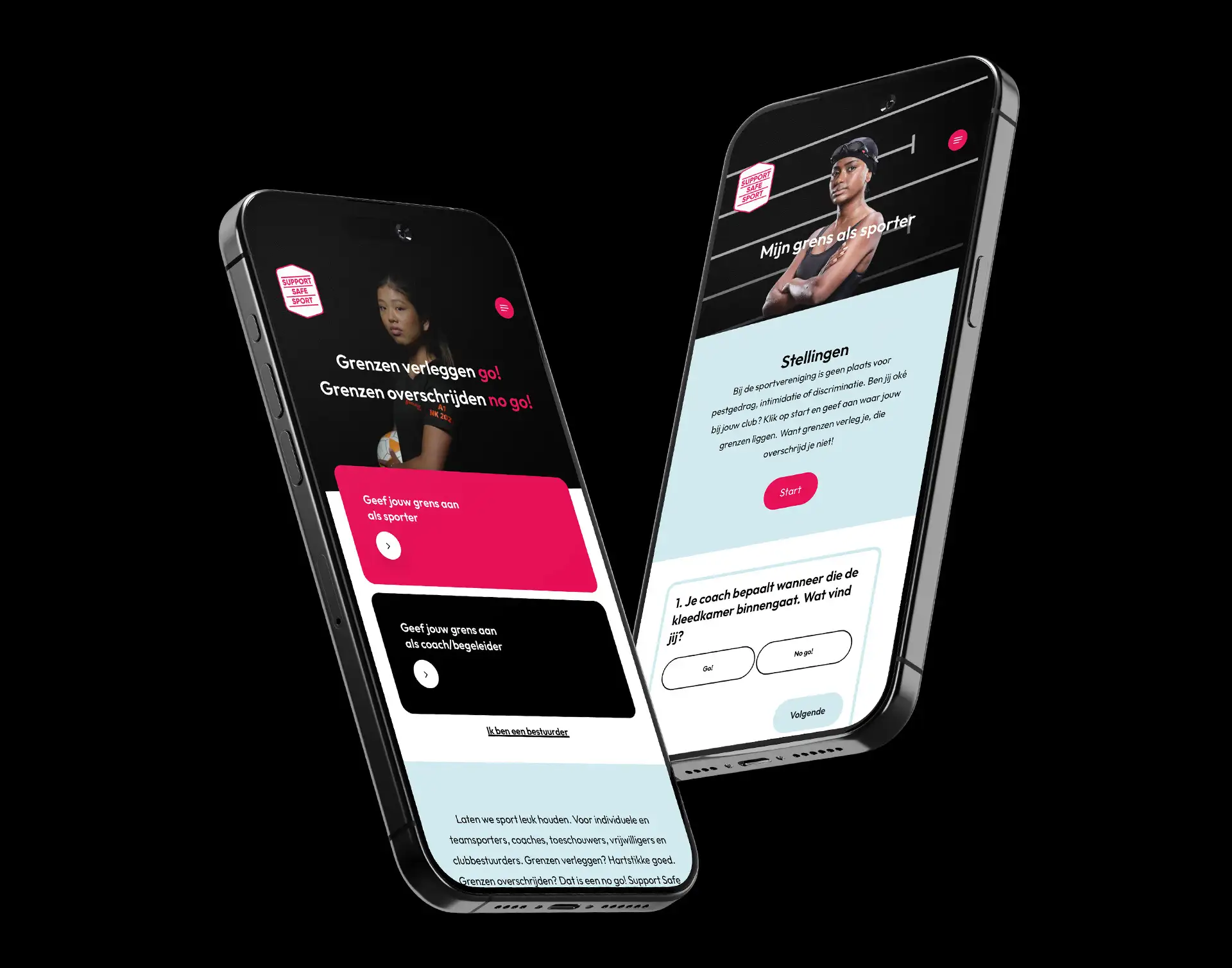 support safe sport mobile website